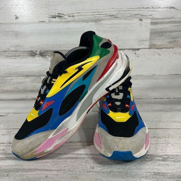 Puma Men's RS-Fast INTL Shoes Sneakers Multi Color Low Top Athletic Size 11 - Picture 5 of 8